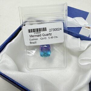 Shop LC Mermaid Quartz Cushion 12x10 mm Loose Gemstone for Jewelry Making 5473